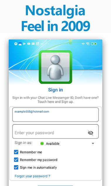 MSN MESSENGER - WINDOWS LIVE MESSENGER for Android - APK Download