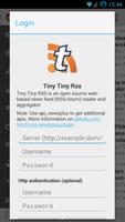 Tiny Tiny RSS | News+ تصوير الشاشة 1