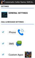 Automatic Caller + SMS Talker پوسٹر