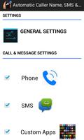 Automatic Caller + SMS Talker постер