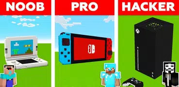 Noob vs Pro vs Hacker for Mine