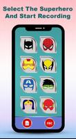 Super Heroes Voice Changer ảnh chụp màn hình 1