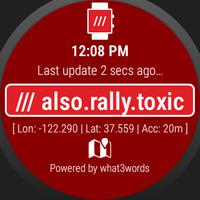 wear.am.i: Wear OS app with what3words™ ポスター
