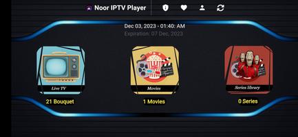 Noor IPTV Player capture d'écran 2