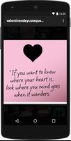 Valentine's Day Cute Quotes and Wishes captura de pantalla 2