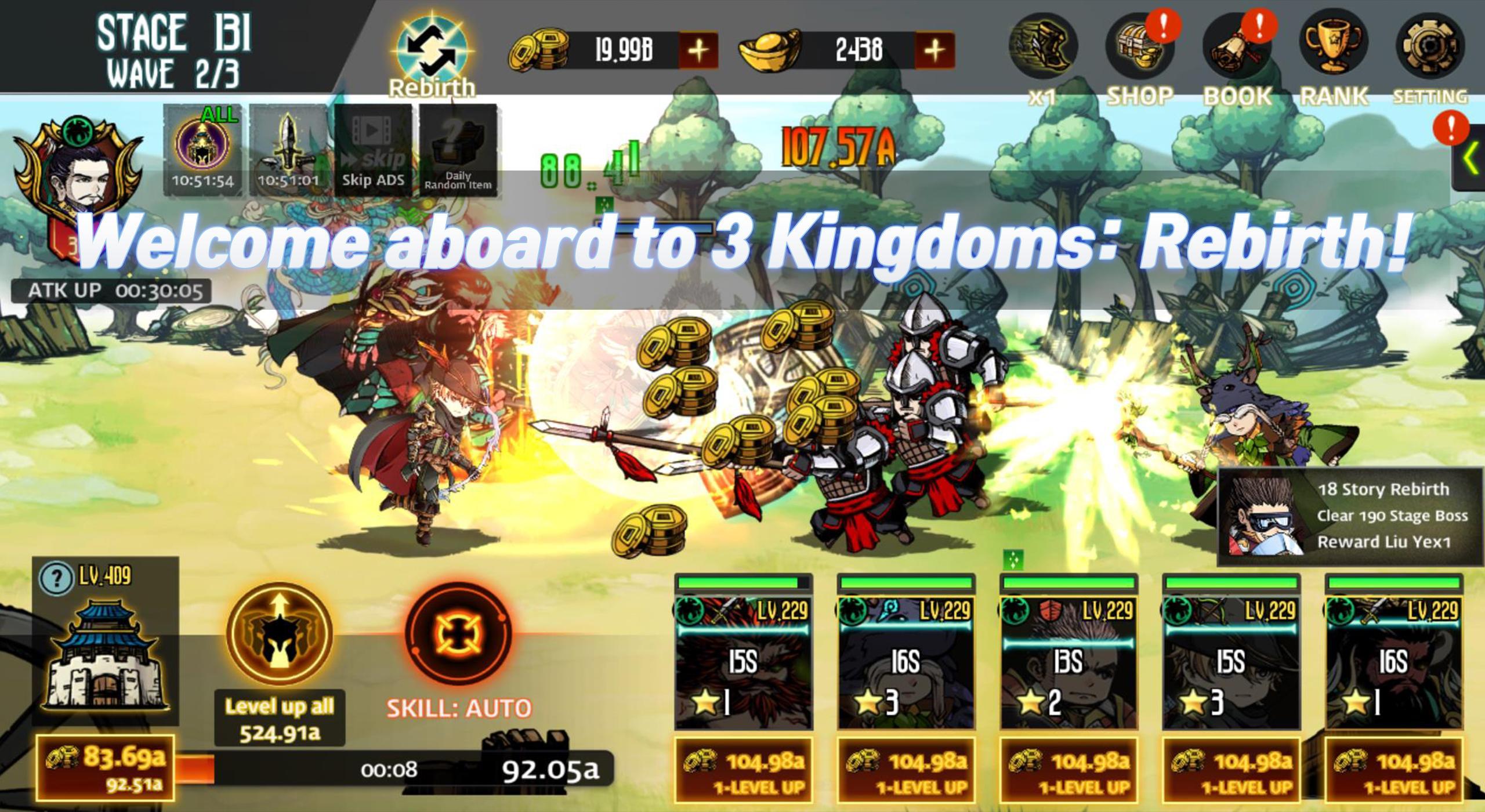 Three Kingdoms Rebirth For Android Apk Download - roblox b rebirth how to level up fast