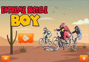 Extreme bicycle Boy-poster