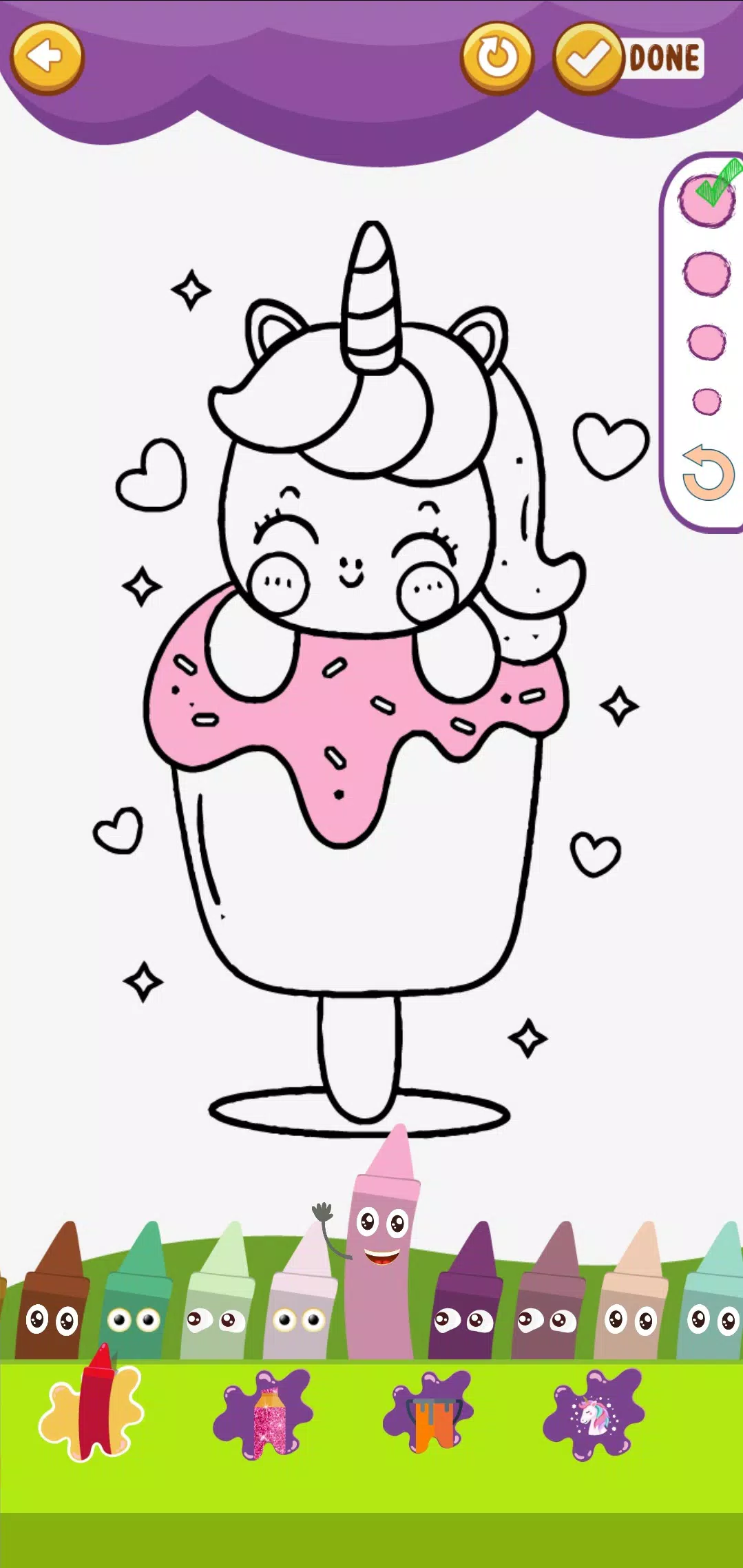 Kawaii : Cute Coloring Glitter