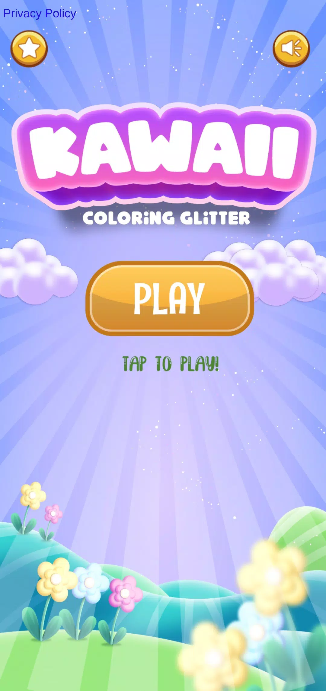 Kawaii : Cute Coloring Glitter