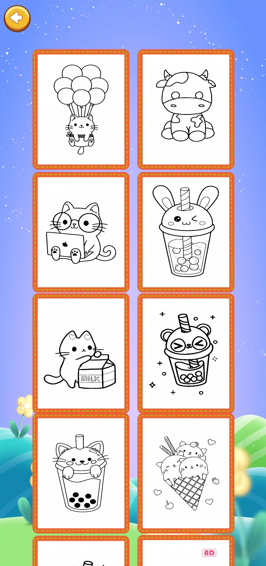 Kawaii : Cute Coloring Glitter