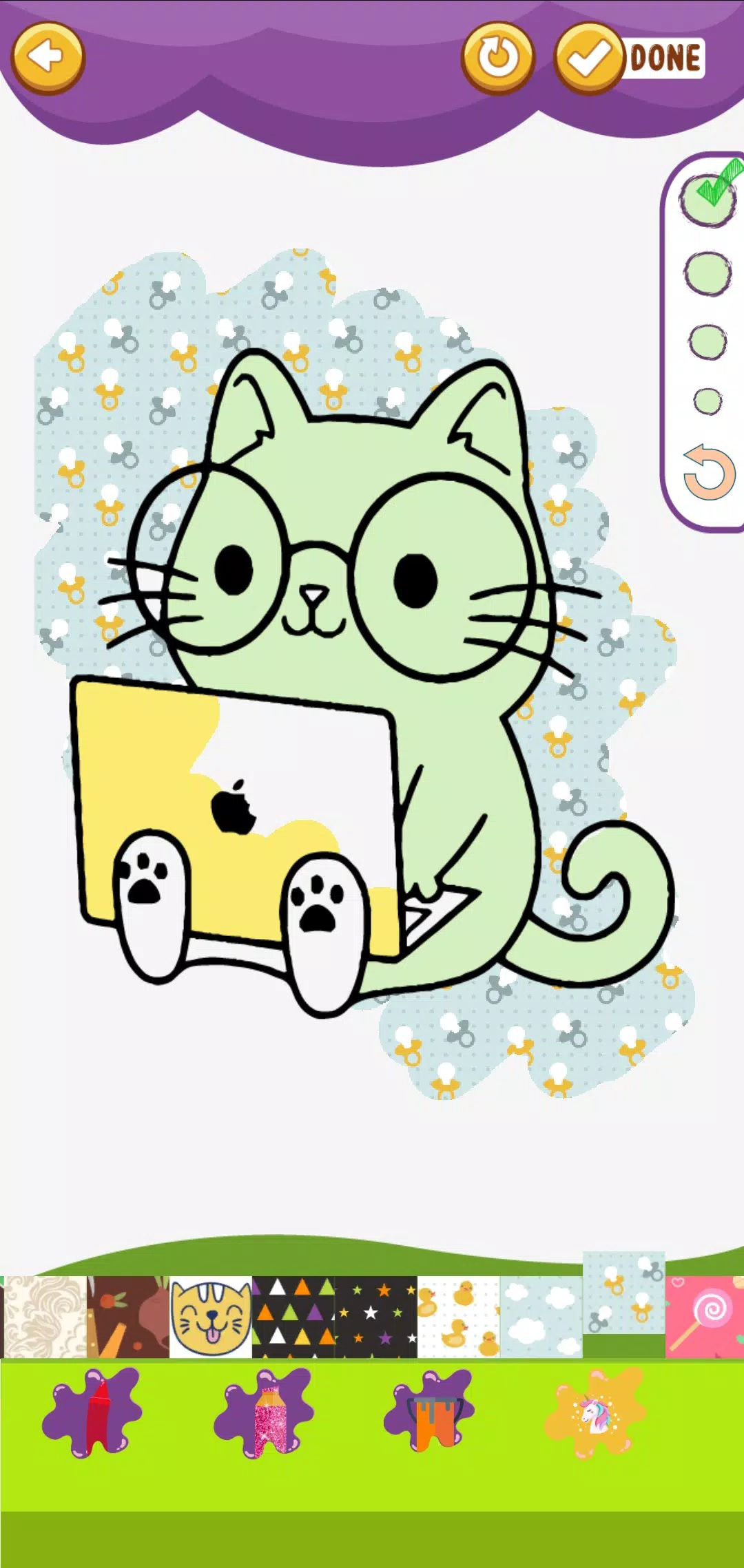 Kawaii : Cute Coloring Glitter