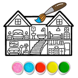 Miniature House Coloring Pages