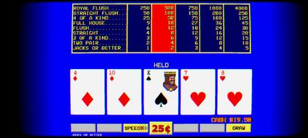 Retro Video Poker capture d'écran 1