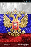 برنامه‌نما 3D Russian Emblem and Flag LWP عکس از صفحه