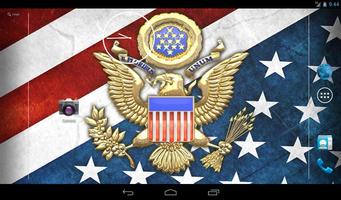 3D USA Coat of Arms & Flag LWP скриншот 3