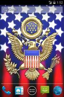 3D USA Coat of Arms & Flag LWP скриншот 1