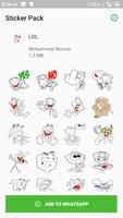 Funny What's App Sticker - WA Stickers capture d'écran 1