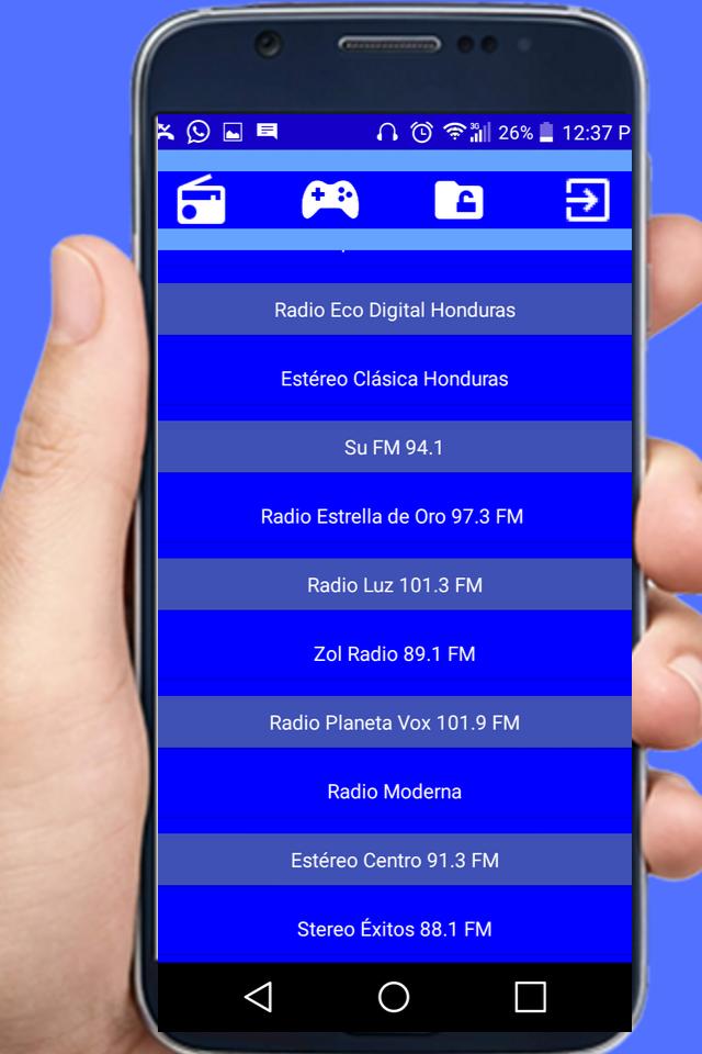 Descarga de APK de Radio Fm De Honduras En Vivo 24/7 para Android