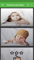 Nombres para bebes bonitos poster