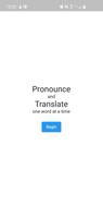 Pronounce and Translate one wo Affiche