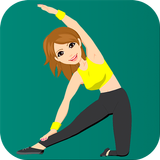 Home Stretching Health Routine Workout Apps icône
