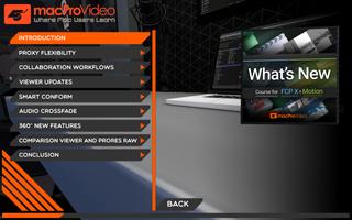Whats New Course for Final Cut تصوير الشاشة 2