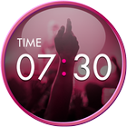 Clock Widget-MUSIC ART ไอคอน