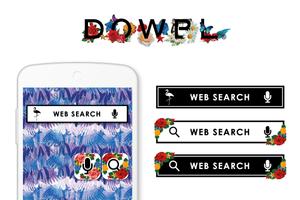 ダブル（DOWBL）検索-クールなデザインで簡単検索-無料！ Affiche