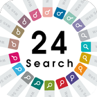 ikon Flat 24Color Search Widget