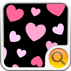 Pinky Heart Search Widget icône
