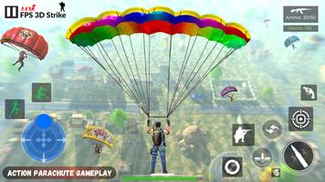 Fire Squad Battleground FF 3D الملصق