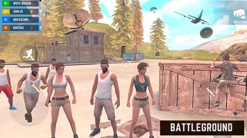 Squad Sniper Free Fire 3D Battlegrounds War 2021 Plakat
