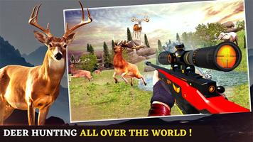 Wild Deer Hunting Jungle Hunt ポスター