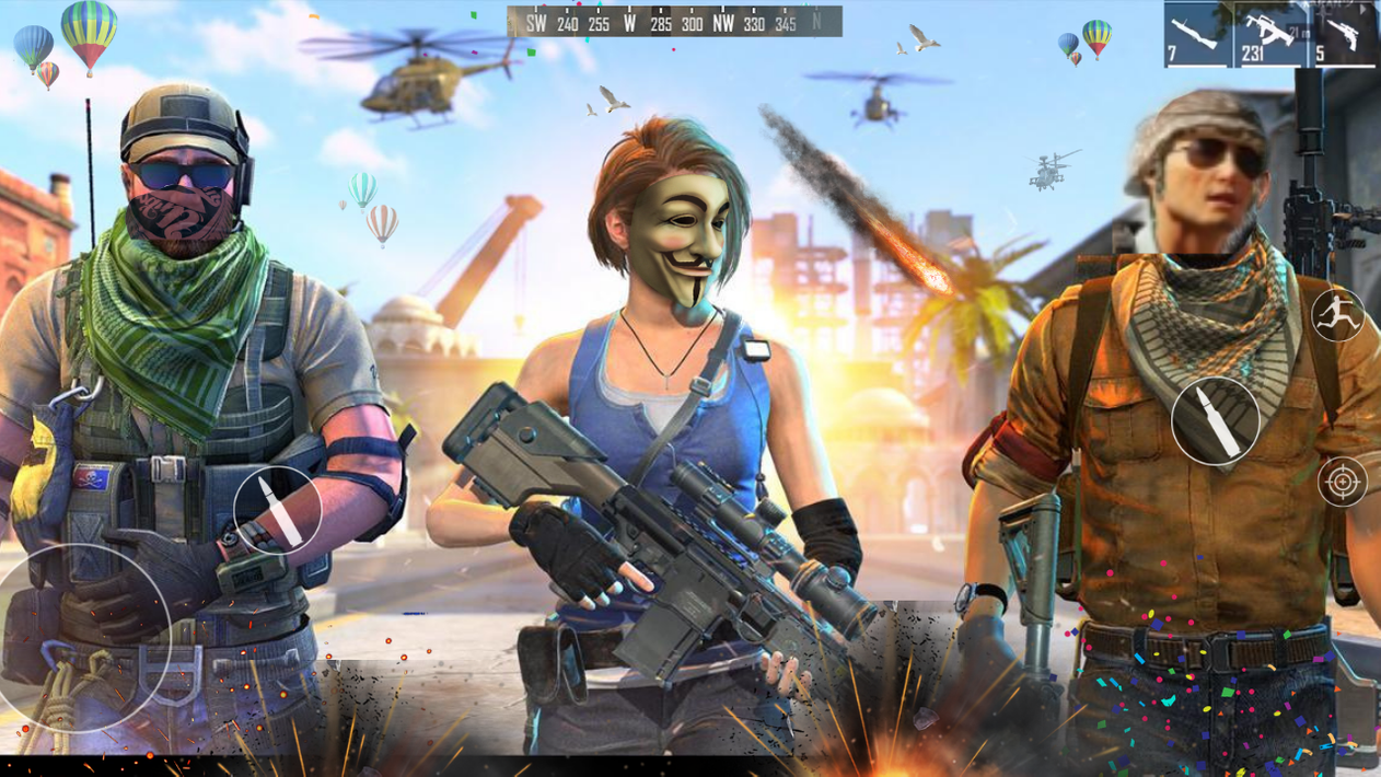 Fire Survival Battlegrounds 3D screenshot 4