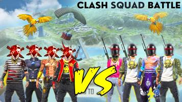 Clash Squad Free-Fire Battleground Survival 3D الملصق