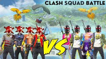 Clash Squad Free-Fire Battleground Survival 3D पोस्टर