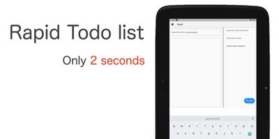 Rapid - Superfast To-Do List capture d'écran 3