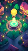 Poster Idle Light City: Clicker Games