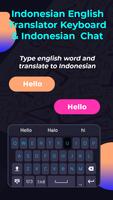 Indonesian English Translator Keyboard & Chat capture d'écran 1