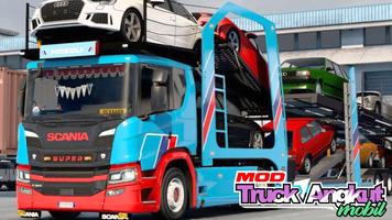 Mod Truck Angkut Mobil โปสเตอร์