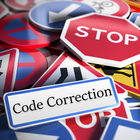 Auto-école code correction-icoon