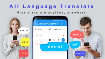 All Language Translator-Text Voice Translator Affiche