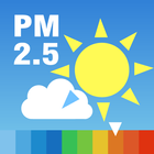 PM2.5と黄砂の予測 大気汚染予報 아이콘