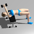 Dumbbell pull over, App for Muscle Training