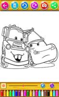 Coloring Cars McQueen скриншот 3