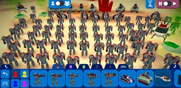 MoonBox alien army ragdoll sim