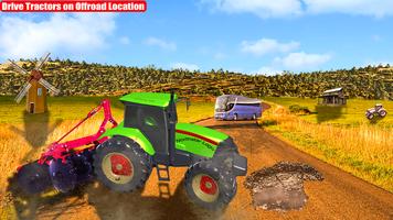 Grand Agriculture Tracteur Sim Affiche