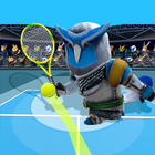 Real Tennis Ball Spiel- Liga Zeichen