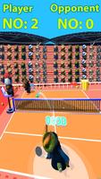 Réel Tennis Balle Jeu- Ligue capture d'écran 3