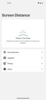 برنامه‌نما Screen Distance iOS 17 عکس از صفحه